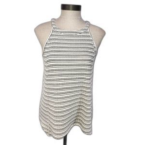 Vince Camuto Women's Black & White Striped Tank Top Size XS